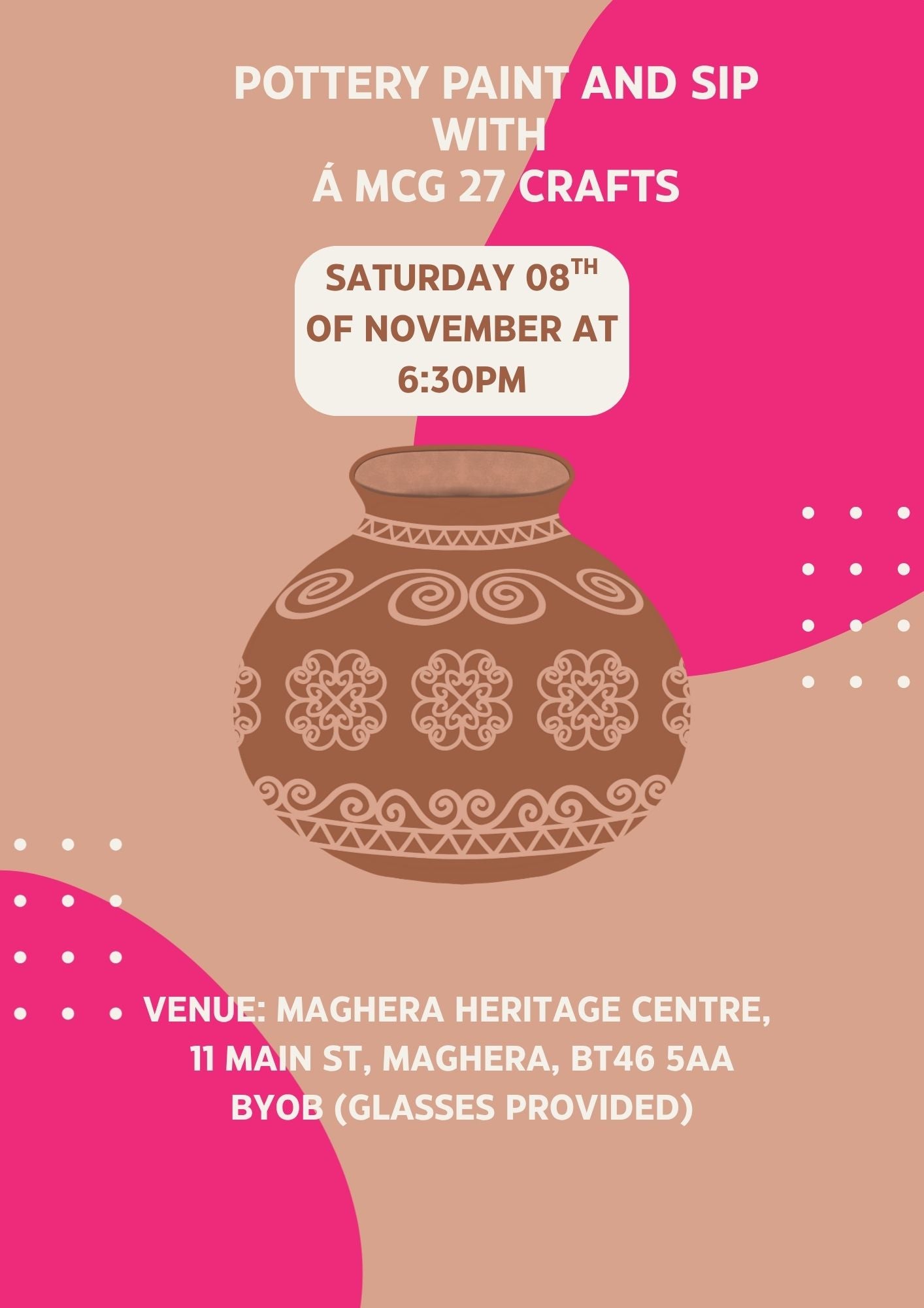 Pottery Paint and Sip