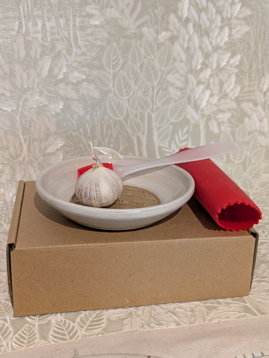 Handmade Garlic Grater Set