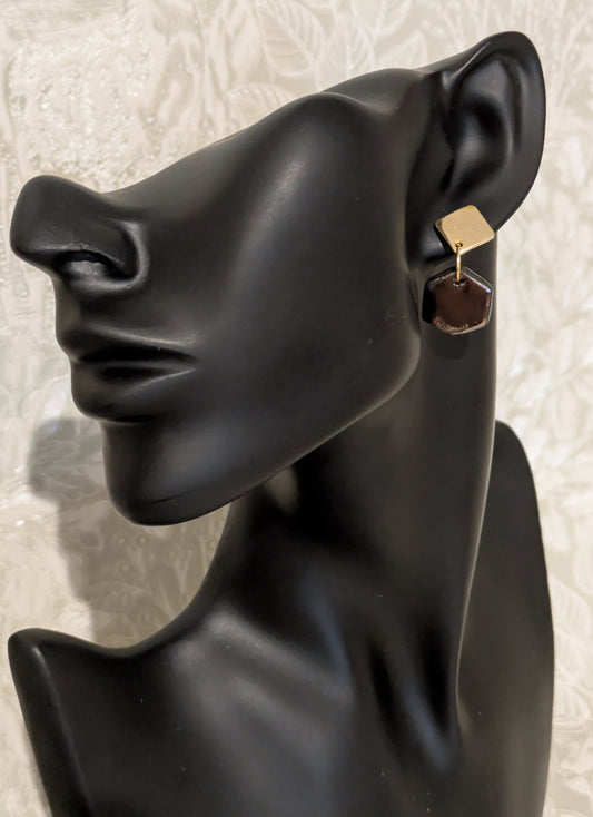 Bronze Drop Earrings